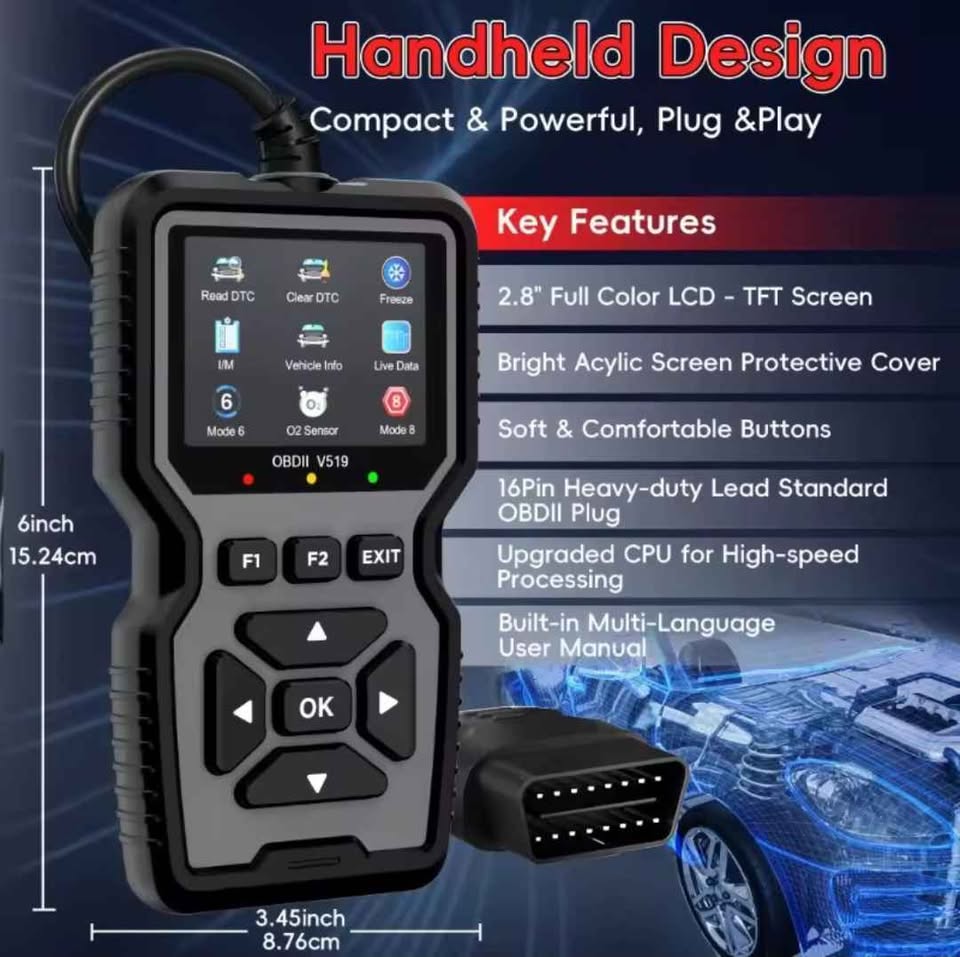 🚗🔍 ESCÁNER AUTOMOTRIZ OBD2 PROFESIONAL 🔍🚗 ❗⚙️ El escáner que sí te dice qué tiene tu auto ⚙️❗