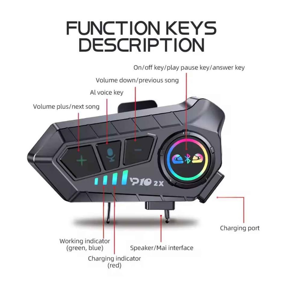 🎧🏍️PAR DE INTERCOMUNICADORES BLUETOOTH PARA CASCO MOTOCICLISTA 🏍️🎧 ❗🛣️ Comunicación clara, conducción segura y comodidad total 🛣️❗